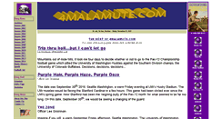 Desktop Screenshot of 4malamute.com